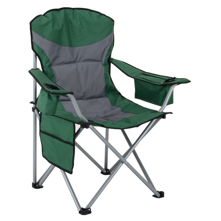 Outdoor Multifunctional Folding Camping Fishing Chair With Armrest Cup Holder For Camping