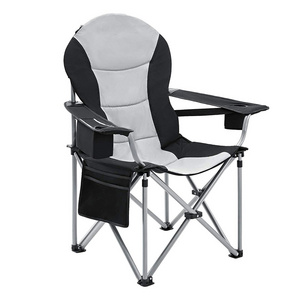 Outdoor Multifunctional Folding Camping Fishing Chair With Armrest Cup Holder For Camping