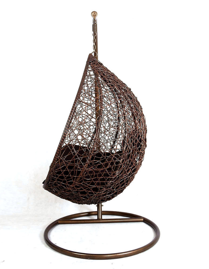 Swing Hanging Basket Hanging Basket Seat, Thicken Hanging Egg Hammock Chair Pads for Patio Garden