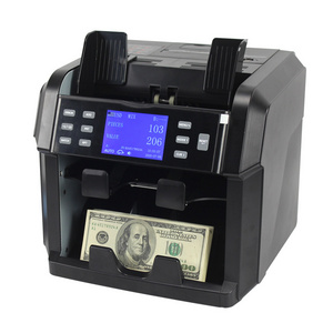 XD-2400 Mixed Value counter Fake notes sorter Money counter with Receipt printing function High quality Money Counting Machine