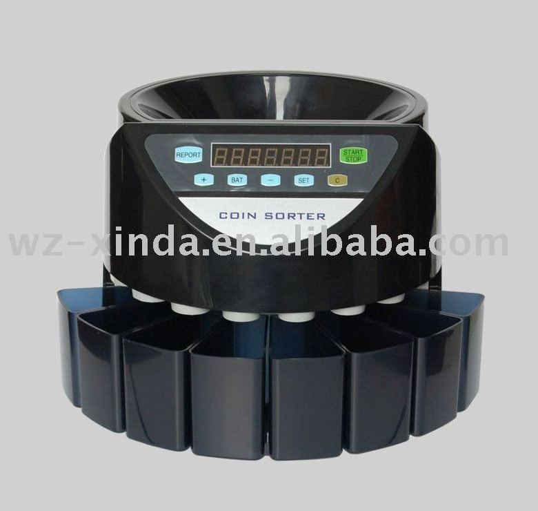 Coin Counter and Sorter USD,EURO, GBP, AUD, SGD, THB