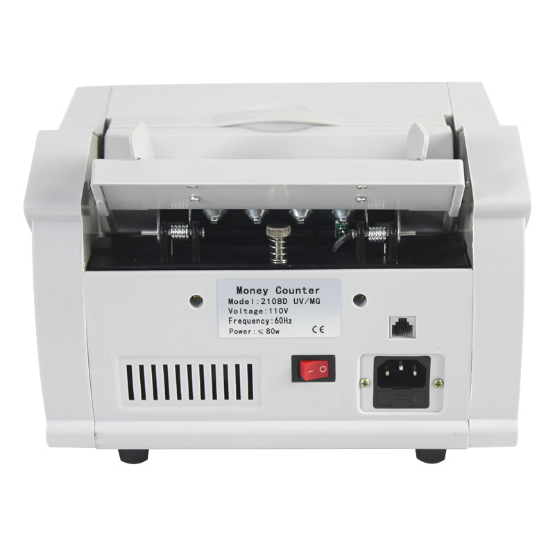 2108D Regular colors  money counting machine UV MG bill counter money detector machines for USD/EURO/GBP XD-2108