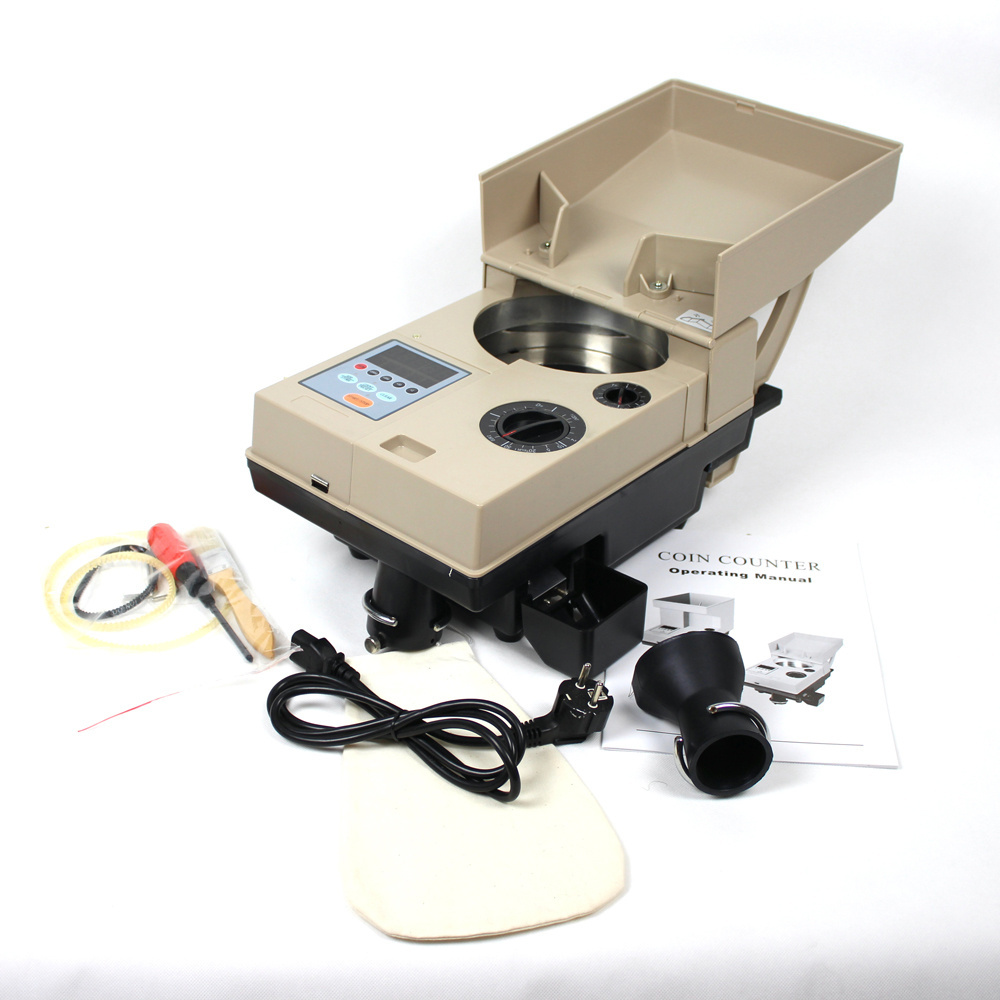 coin counters & sorters Coin Counting Machine Coin Counter sorting machine for EURO/GBP/LBP/YER/