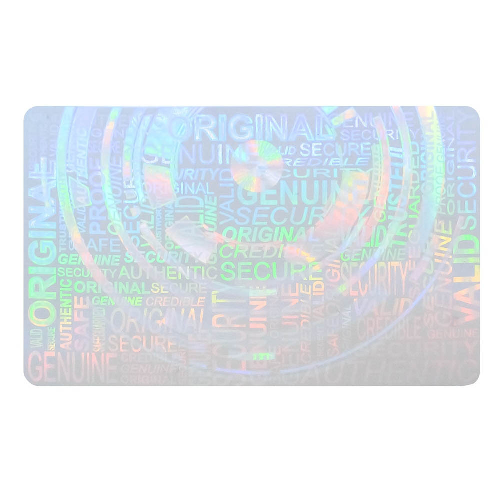 Factory price hologram sticker id overlay