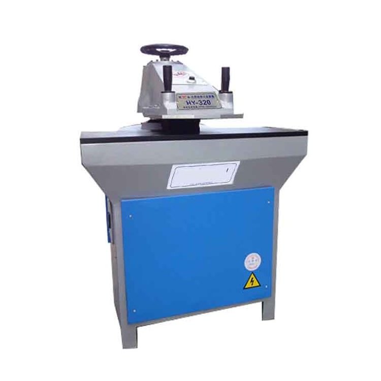 Manual leather cutting press clicker press die cutting machine hydraulic swing arm leather shoe cutting press machine