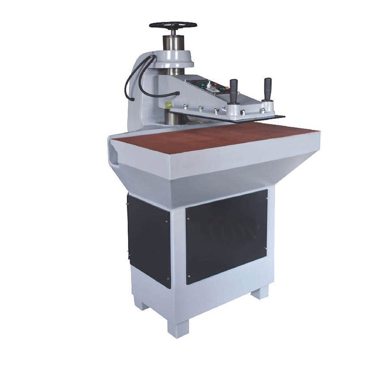 Manual leather cutting press clicker press die cutting machine hydraulic swing arm leather shoe cutting press machine