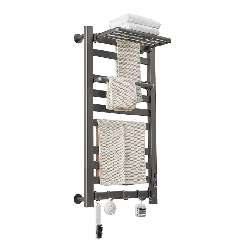 Intelligent Touch Control Towel Warmer Electric Rack Wall Mounted Electric Towel Warmer