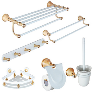 Modern Bathroom Complete Stainless Steel Bathroom Accessories Sets Gold Bathroom Accessories