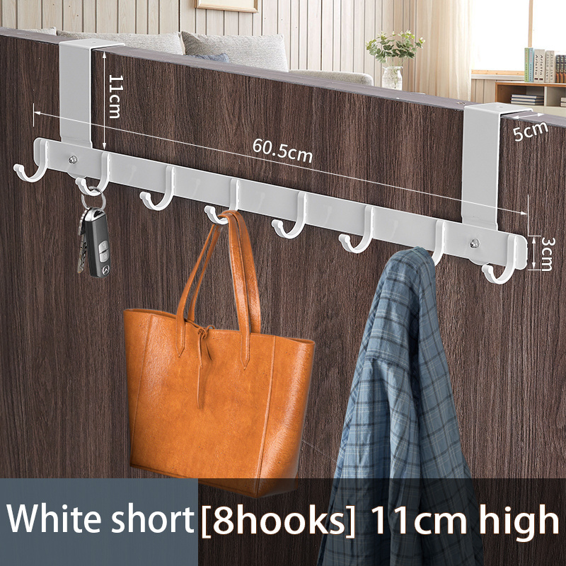 High quality Door back metal coat hooks clothes hanger rack over door hooks