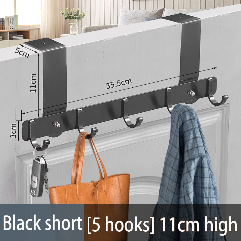 High quality Door back metal coat hooks clothes hanger rack over door hooks