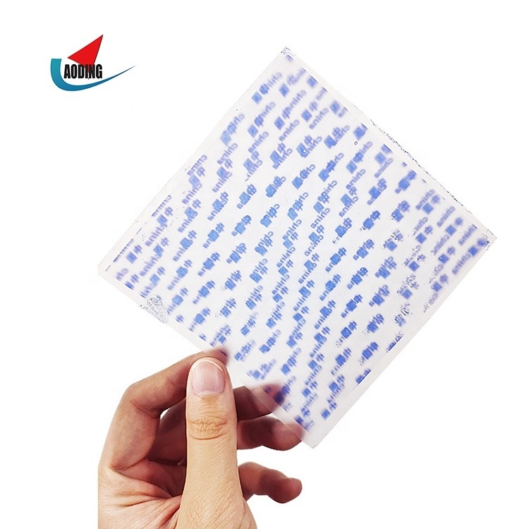 Clear-Permanent Holographic Film 3D Transparent Self-Adhesive Anti-Counterfeit Security Code 3D Stickers Label lenticular sheet