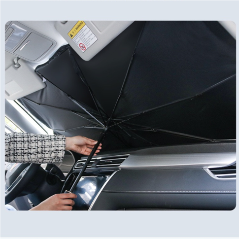 Car Windshield Sun Shade Umbrella Folding Sunshade Cover Uv Block Car Front Window Parasol De Coche For Car