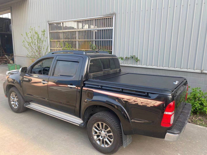 Aluminum Retractable Tonneau Cover Truck 4X4 Roller Lid With Lock Hand-Pull Truck Bed for MAZDA BT-50