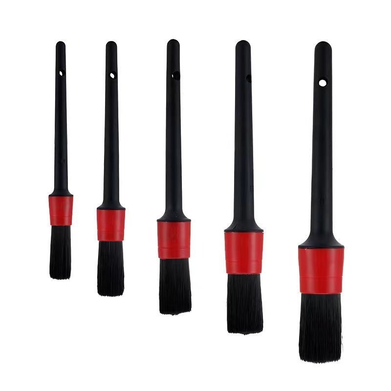 9pcs Auto Detailing Brush Drill Clean Brush Set Portable Tire Wheel Brush Tool Kit For Washing Interior Wheel