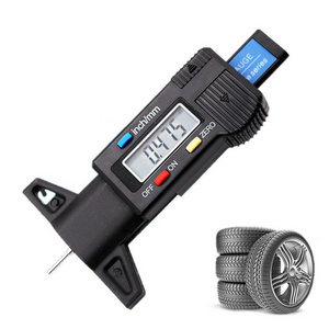 0-25.4mm Monitoring System Car tire Digital Tread Depth Gauge Auto Tire Wear Detection Measuring Tool Caliper Thickness Gauges