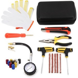 10PCs Car Tire Repair Kit Rivet Tool Set Car Bicycle Tubeless Puncture Plug Garage Auto Parts Tyre Puncture Repair