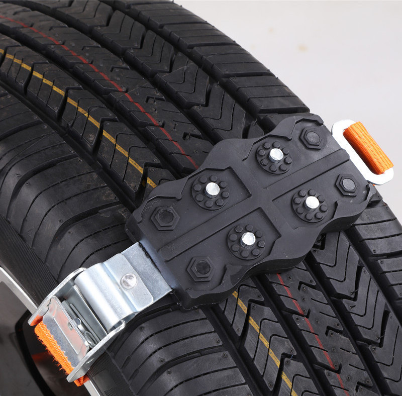 2PCS/SET Universal Anti-Slip Design Car SUV Plastic Winter Tyres Wheels Snow Chains Durable Snow Chains