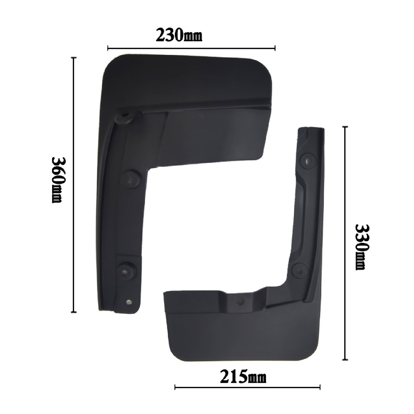 4PCS Splash Guards Mud Flaps MudGuards MudFlaps for 2019-2022 Toyota Hiace