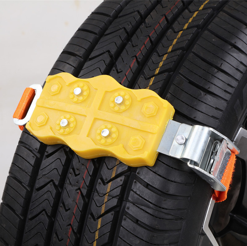 2PCS/SET Universal Anti-Slip Design Car SUV Plastic Winter Tyres Wheels Snow Chains Durable Snow Chains