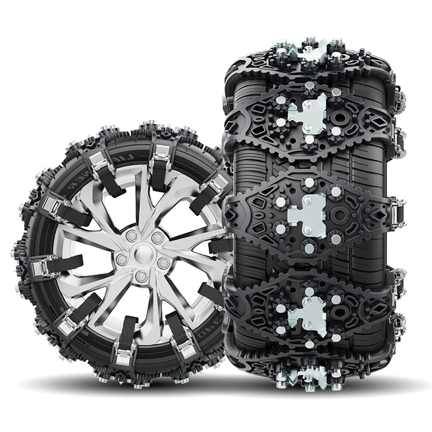 Cross border source vehicles winter snow emergency tires anti-skid chain wheel type 8pcs/bag thickened tire chain general