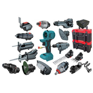 WZAUTO 18Pcs 21V Battery Brushless Cordless Multi Tools Power Tools Electric Saw Polisher Drill Combo Kit Wrenches Tool Set