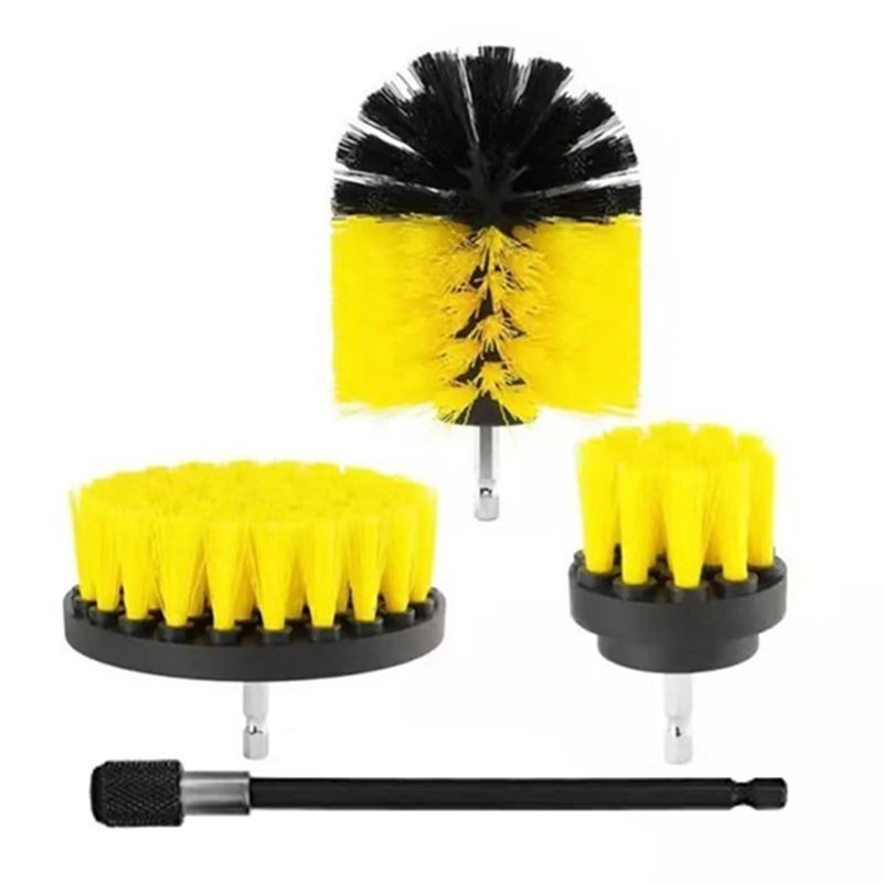 Factory Hot Selling Auto Detailing Brush Drill Clean Brush Set 14Pcs Car Cleaning Tools Kit For Washing Interior Wheel Tire Rim