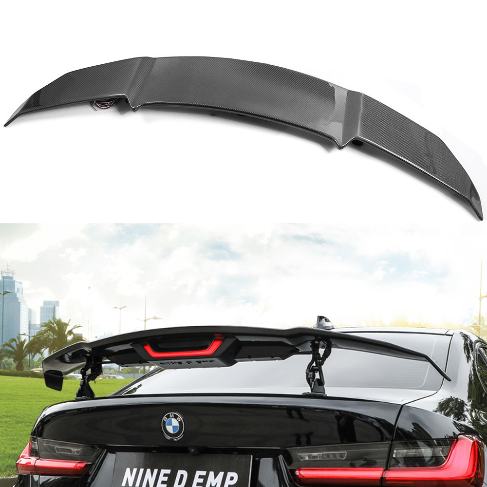 NEW Electric Universal Carbon Fiber Sedan Car Rear Trunk Tail Boot Automatic Car Spoiler For Honda Civic BMW 3series