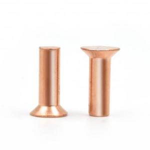 special solid countersunk head copper rivet