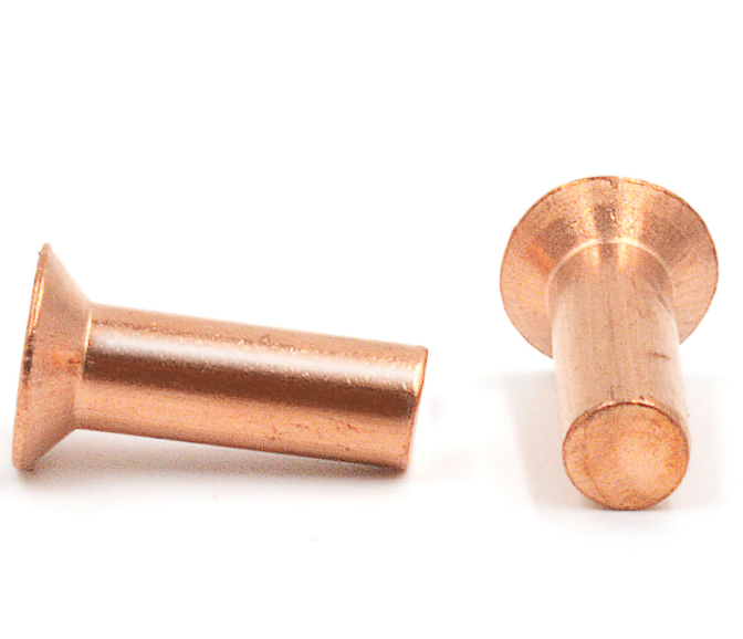 special solid countersunk head copper rivet