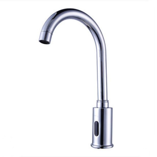 Chrome No handle new fully automatic faucet Hotel kitchen bathroom Deck Mounted Brass intelligent sensor faucet induction faucet