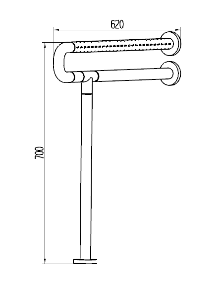 Disabled Elderly Handicap Pregnant Medical Safety Shower Handrails Anti Slip Bathroom Support Stainless Steel Toilet Grab Bar