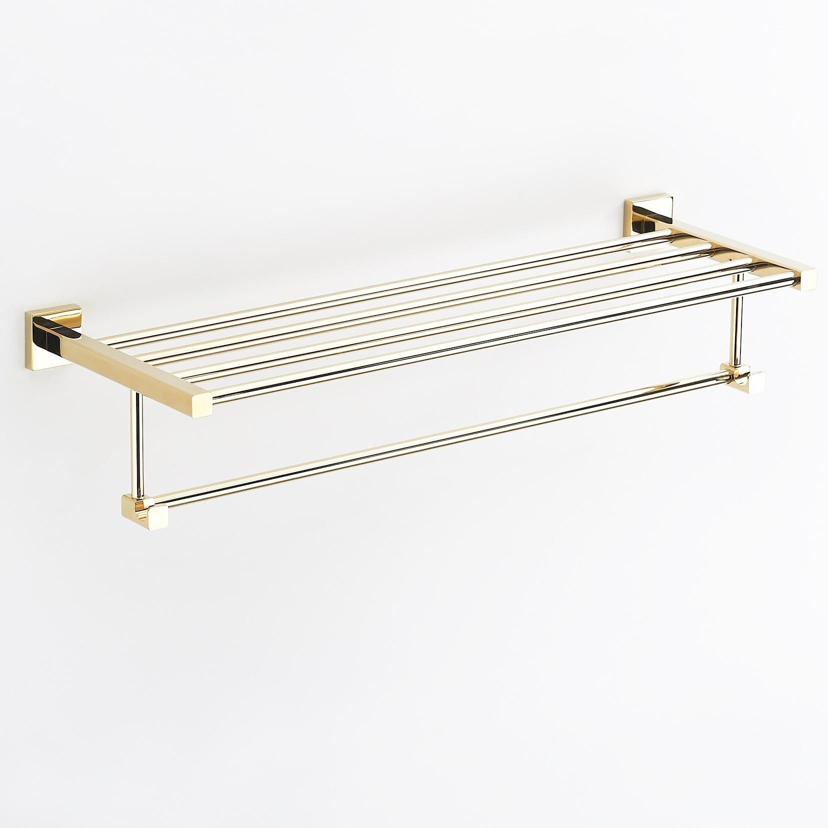 Gold Hotel design Metal bathroom towel hanging stainless steel towel rack