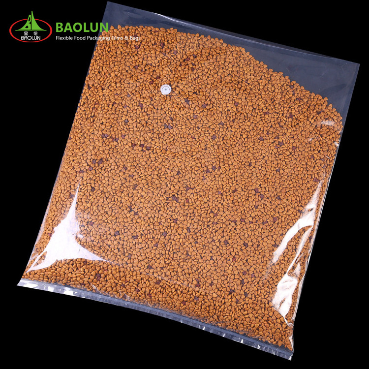 PE Air Feed Bag Transparent Anaerobic Fermentation Bag with One Way Degassing Valve Grain Cereal Air Valve Fermented Feed Bag