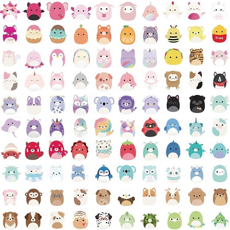 100Pcs Cute Children Stickers Mobile Phone Cup Computer Decoration Stickers Notebook Waterproof Stickers