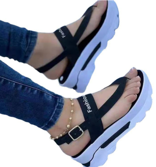 New Arrivals Fashion Female Slipper Flat Sandals Casual Open Toe Summer Shoes Slide Sandal for Women and Ladies PU High Top