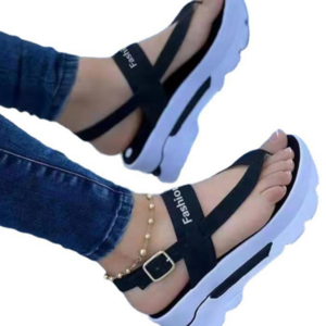 New Arrivals Fashion Female Slipper Flat Sandals Casual Open Toe Summer Shoes Slide Sandal for Women and Ladies PU High Top