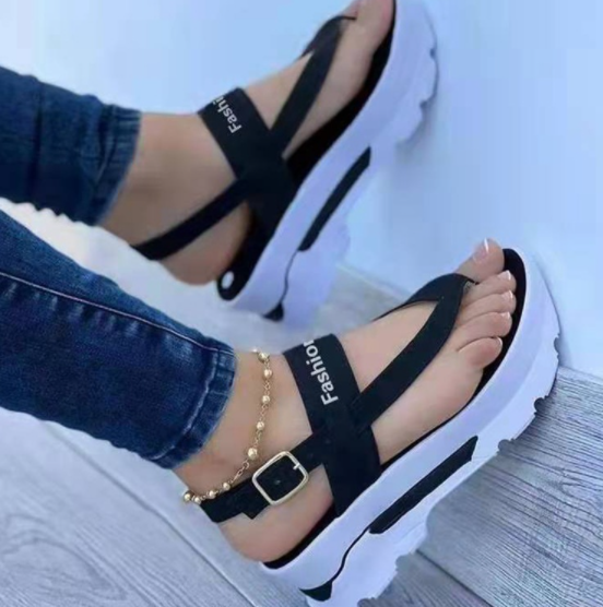 New Arrivals Fashion Female Slipper Flat Sandals Casual Open Toe Summer Shoes Slide Sandal for Women and Ladies PU High Top