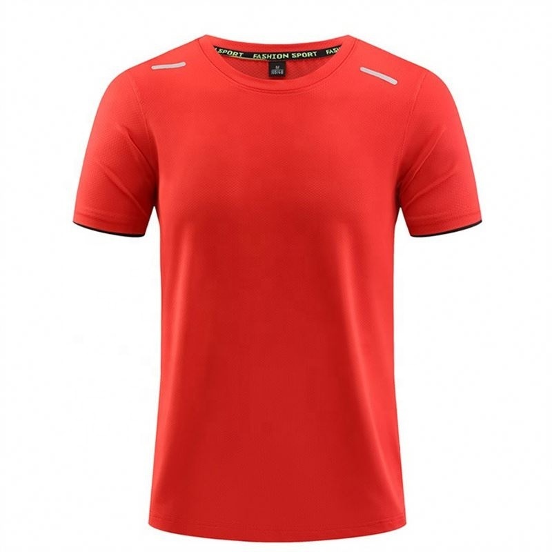 Custom logo High Quality Cheap Quick Dry Plus Size 100% Polyester  Running Sports Men's T Shirt