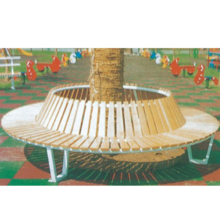 BH15205 Outdoor Wood Round Tree Bench