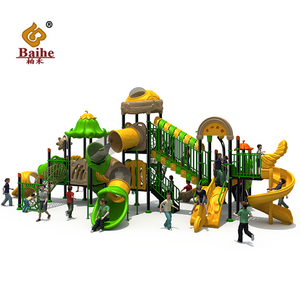 Factory Price Amusement Park Swing And Slide Children Playground Equipment Kids Playground Plastic Slides