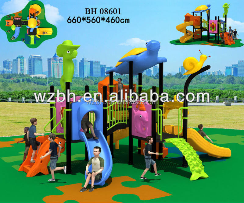 BH0860110-20 Kids 2-15 Years Pressure Treated Wood Type Plastic Used Outdoor Marine Series Cheap Kids Playhouse For Sale