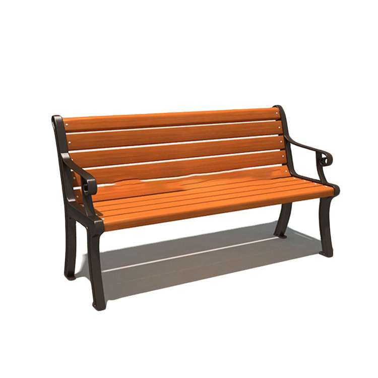 2023 Garden Waterproof Public Rest Chair Bh19601 Outdoor Wooden Park Bench