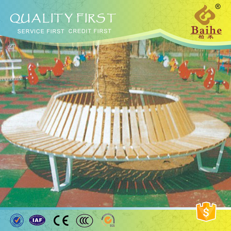 BH15205 Outdoor Wood Round Tree Bench