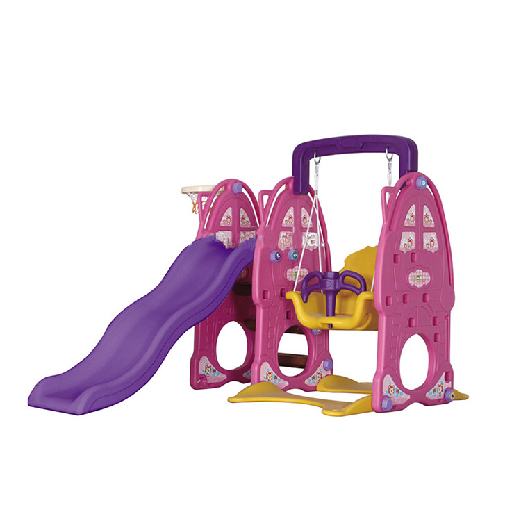 New Kindergarten Combination Indoor Slide And Swings for Children