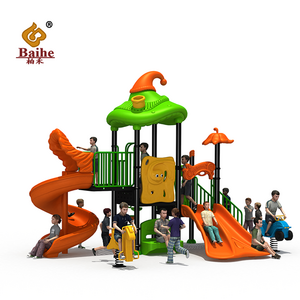 Kids Outdoor Play Ground Playground Slides/Outdoor Combination Swing And Slide For Kids