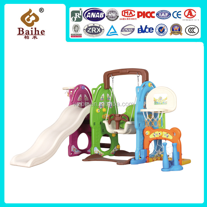 BH-168603 Classic China Factory Combination Kids Indoor Plastic Kids Slides Used Slide for Kids