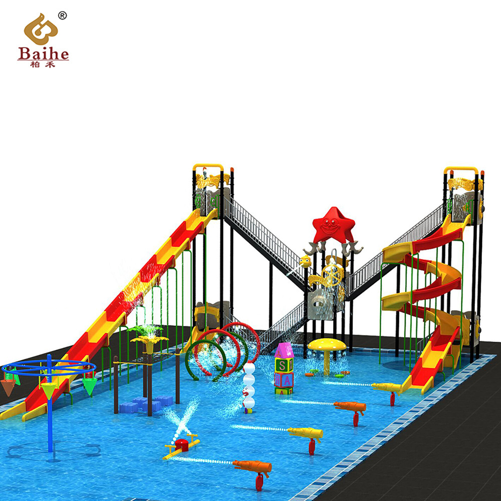 Commercial Play Amusement Adult Water Park Amusement Used Swimming Pool Slide