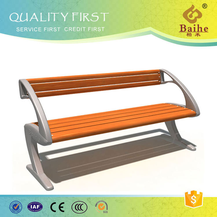 Steel Wood Outdoor Low Price BH14601 Park Bench Parts