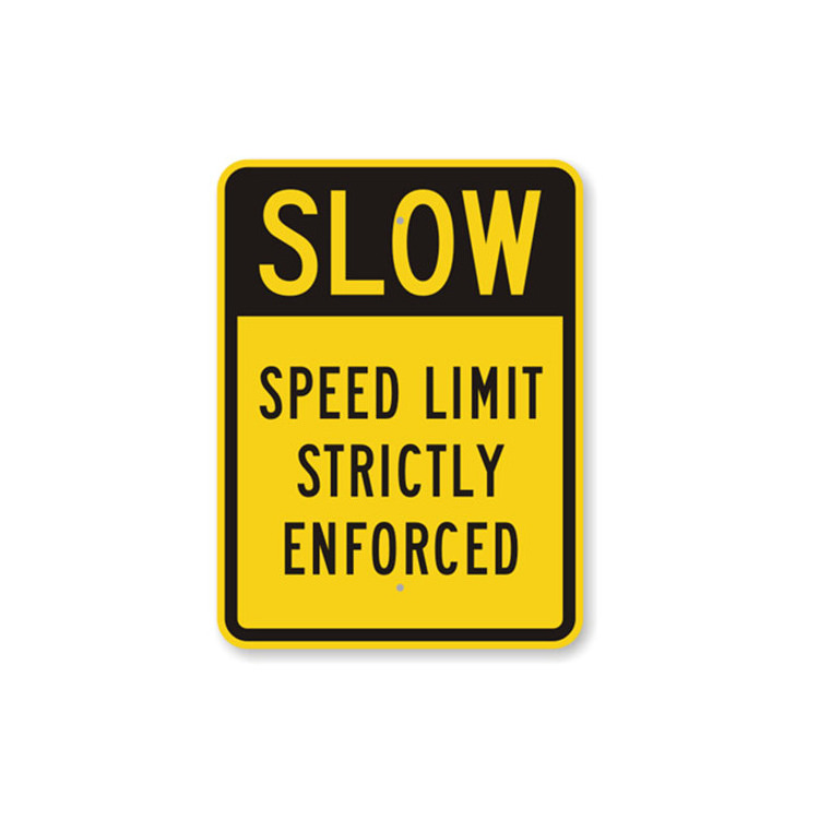 highway reflective metal safety road speed limit signs radar speed industrial warning signs