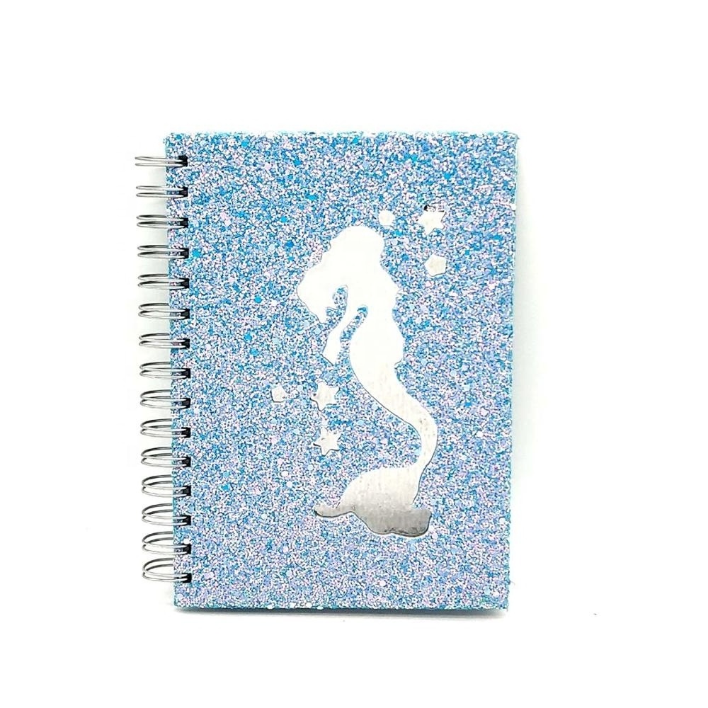 School and office hollow out glitter journal mermaid stationery notebook